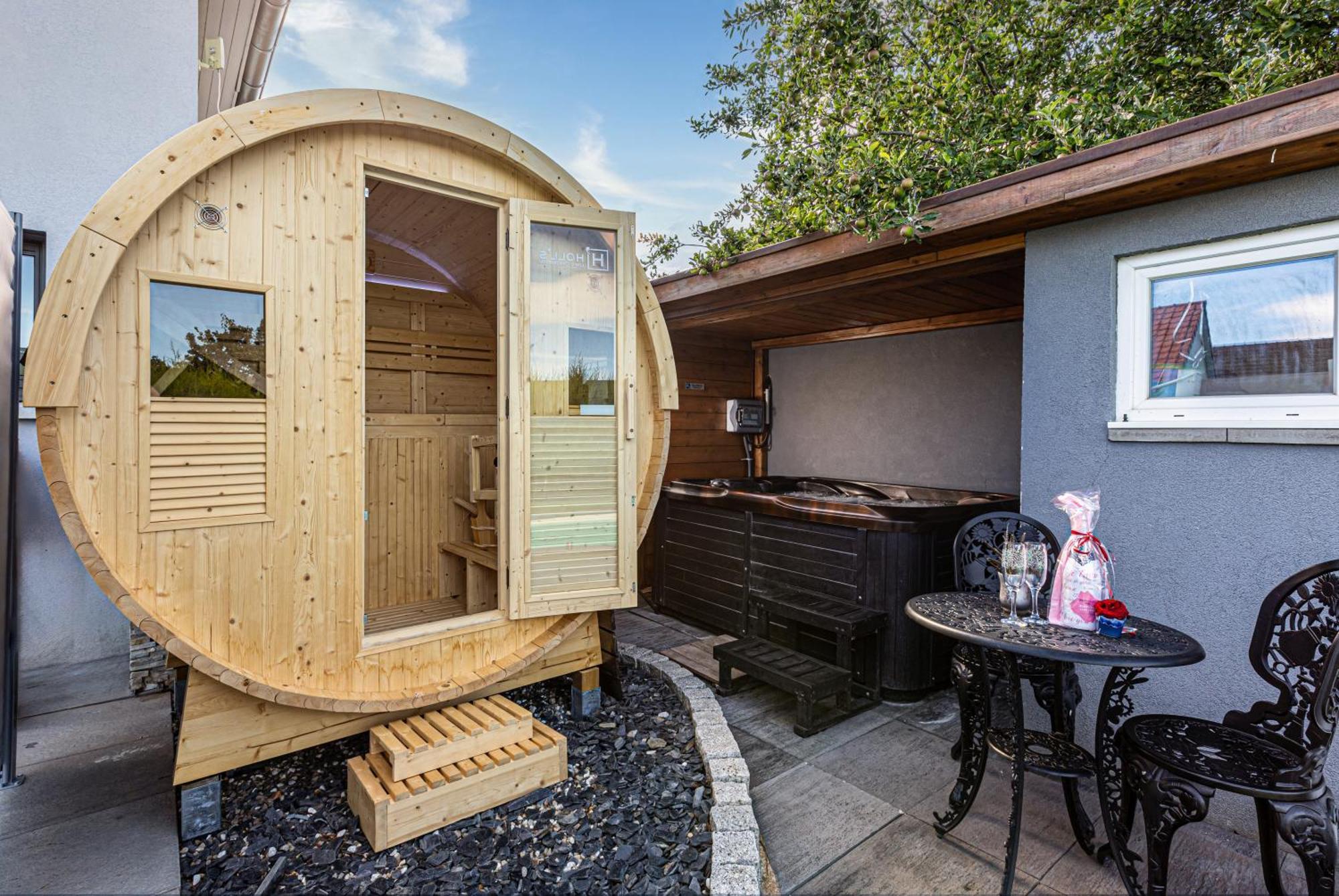 Gites Spa Strasbourg - Studio Romantique, Jacuzzi, Sauna, Terrasse Privee Furdenheim Eksteriør bilde